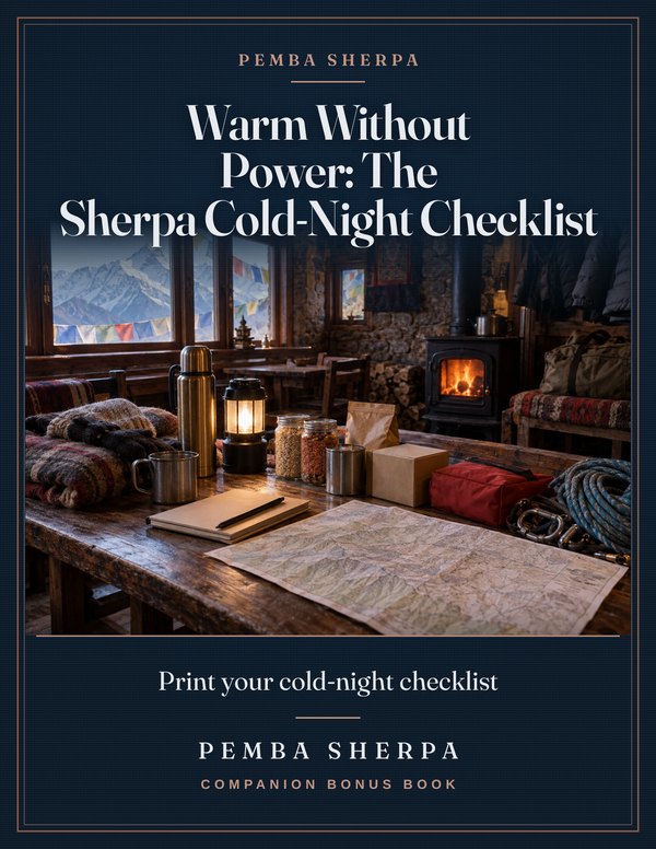 Warm Without Power: The Sherpa Cold-Night Checklist cover